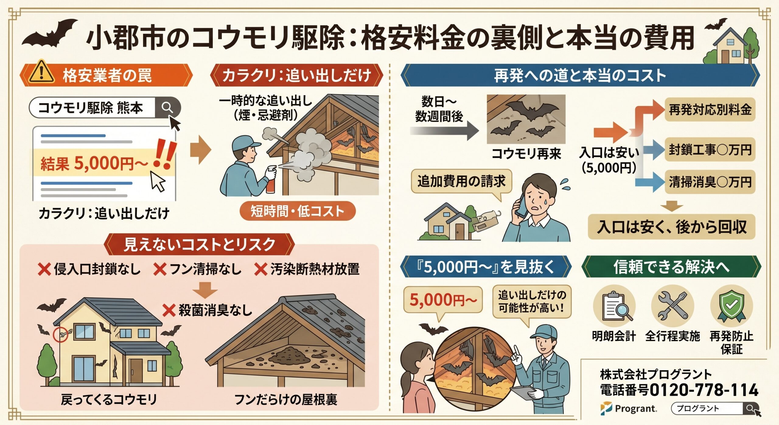 小郡市のコウモリ駆除