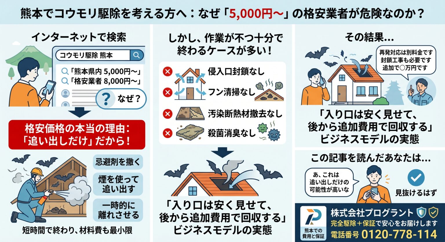 熊本でコウモリ駆除を考える方へ