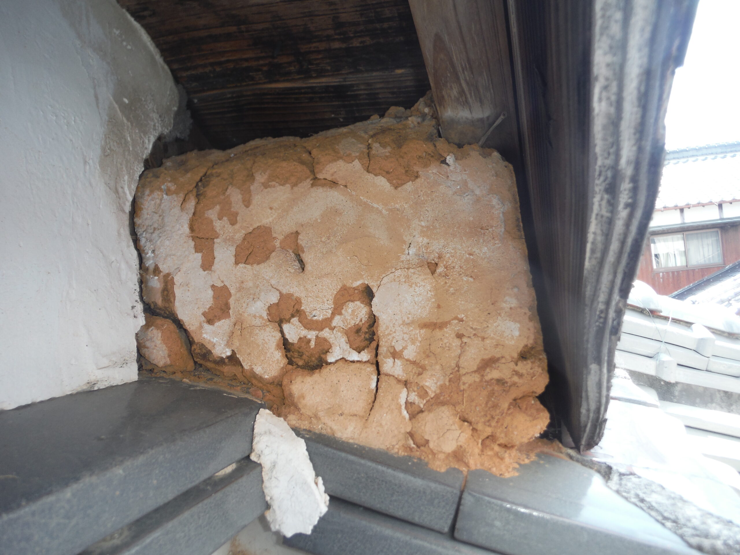 侵入口となっていた隙間