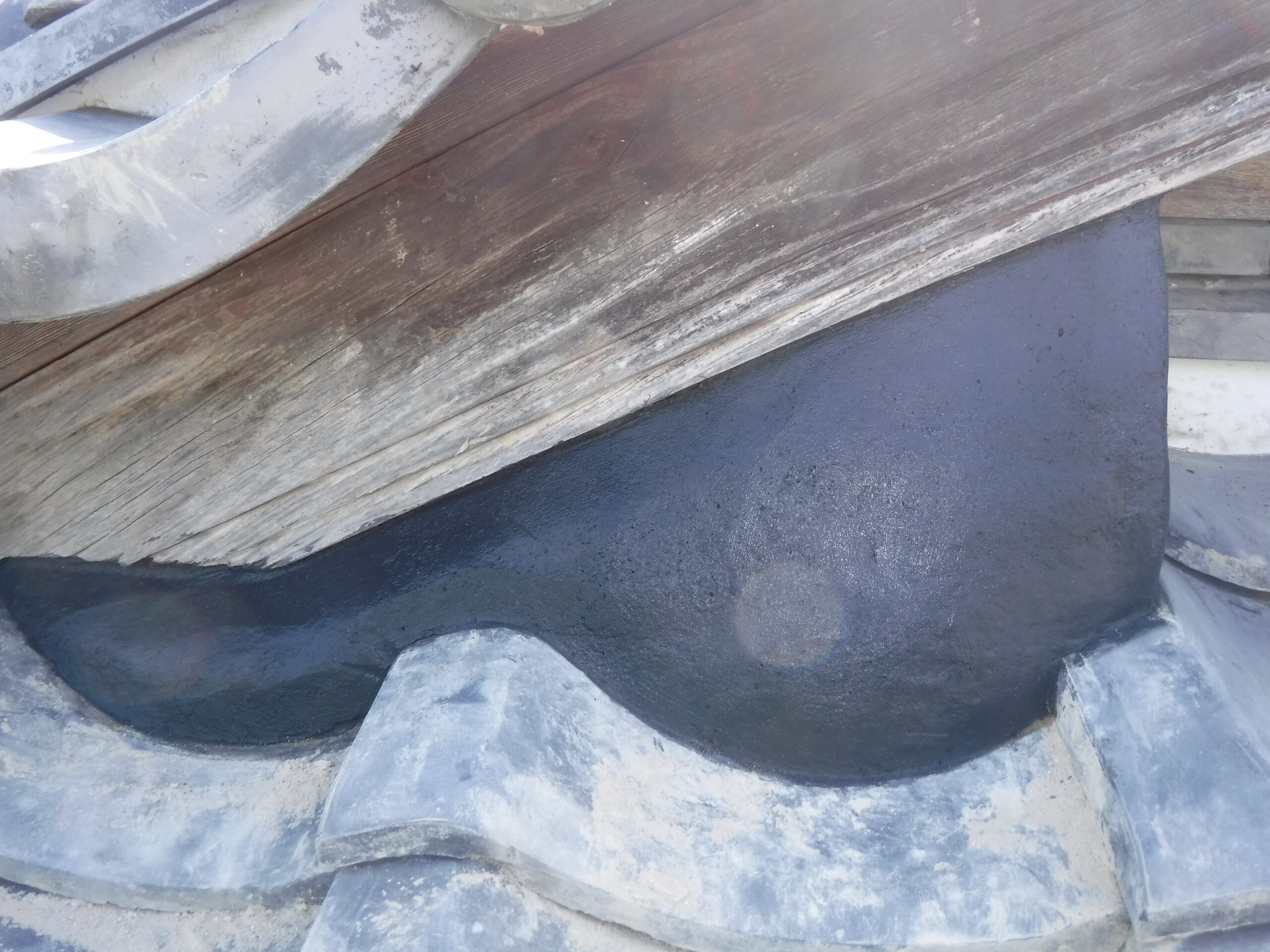 きれいに封鎖された侵入口