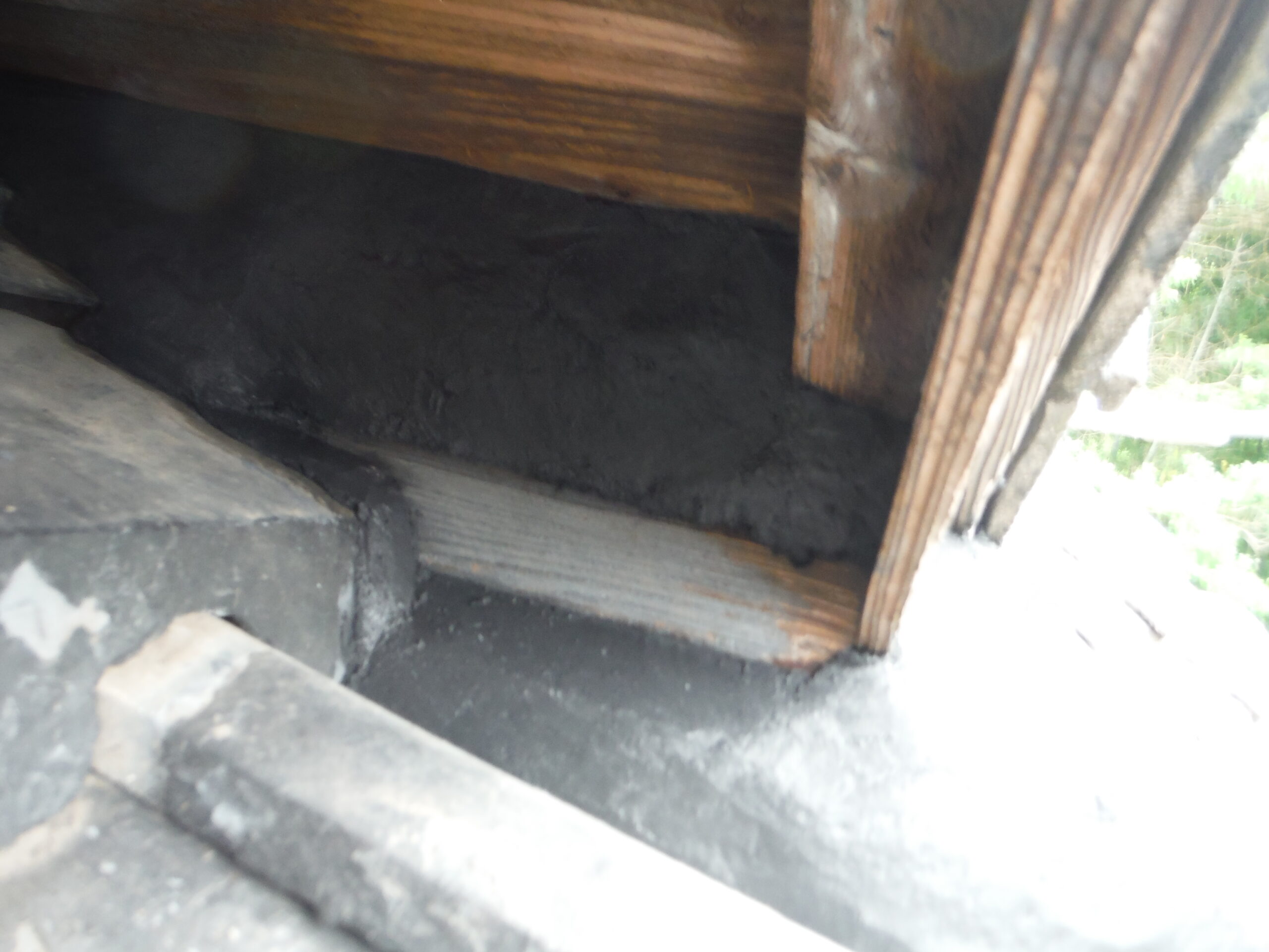 施工後見違えるほどきれいに封鎖された侵入口