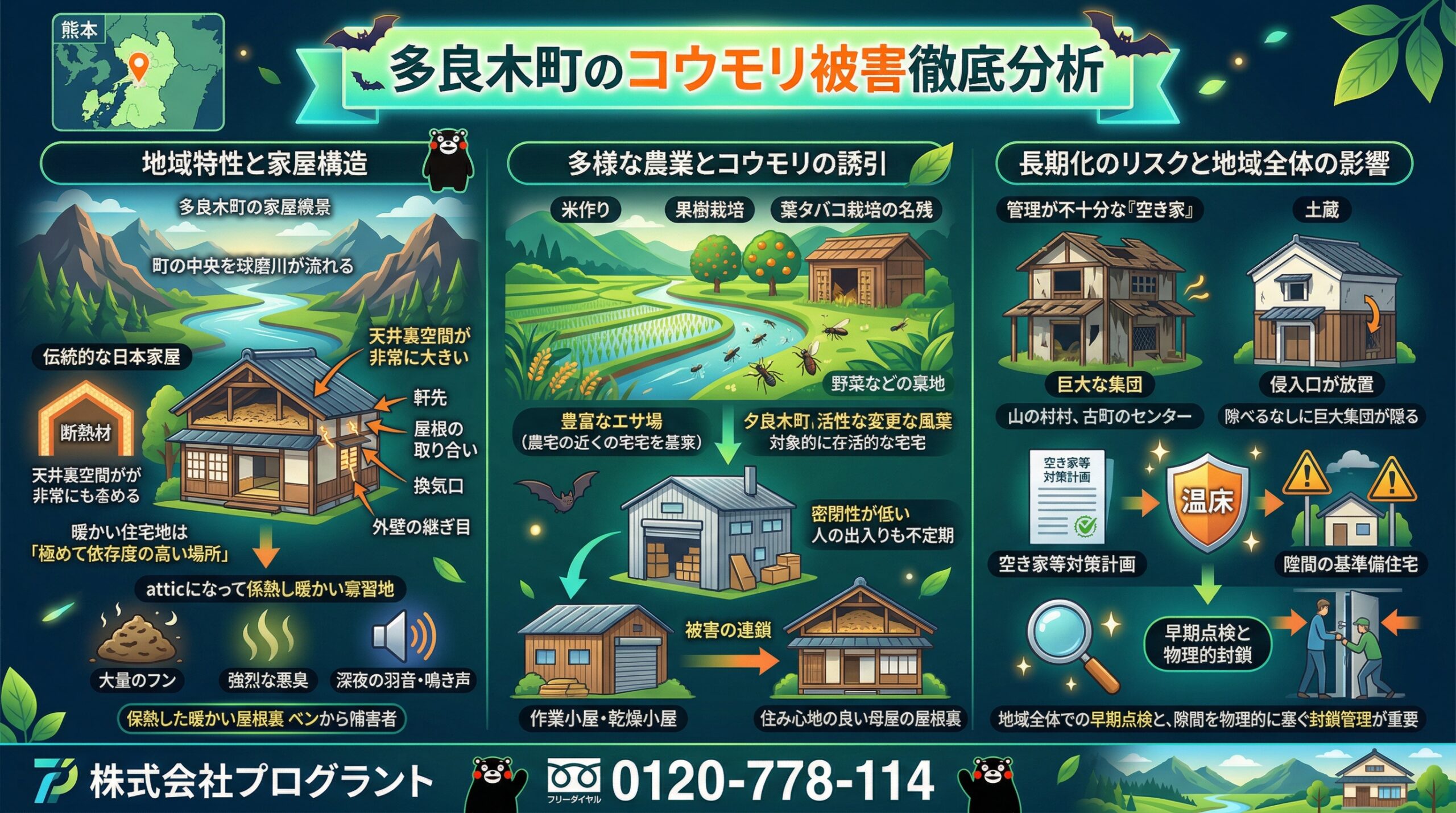 多良木町のコウモリ被害徹底分析