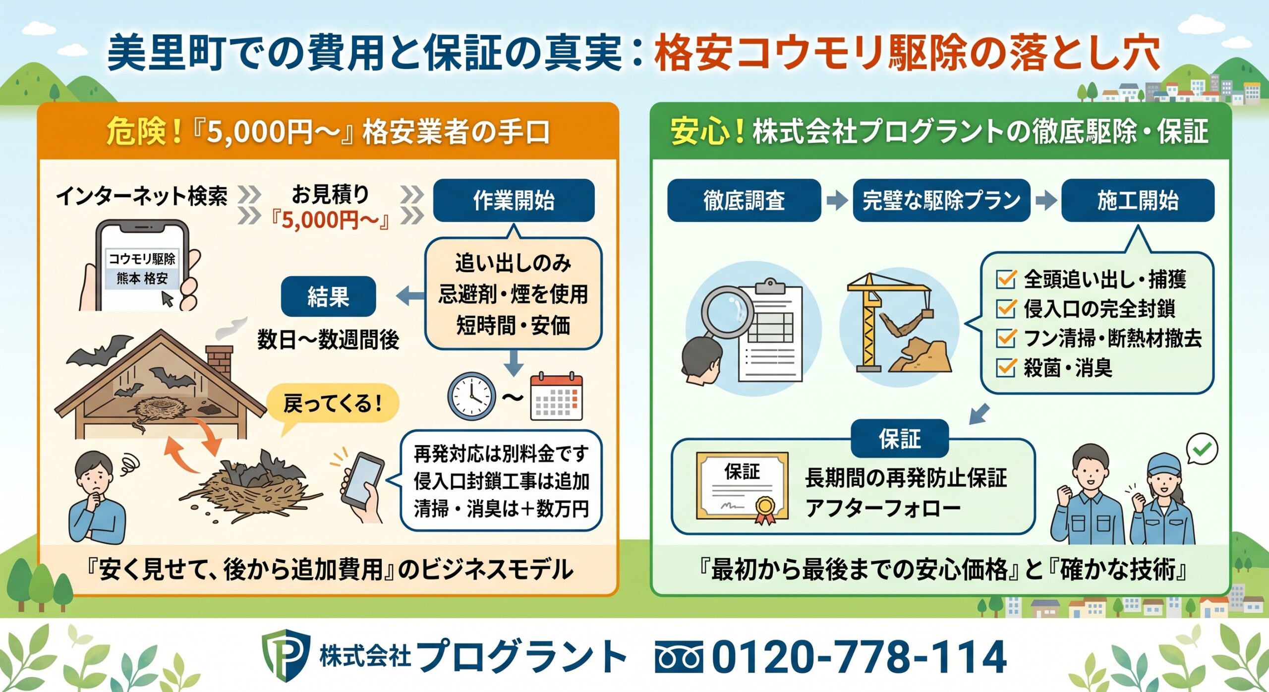 美里町での費用と保証の真実