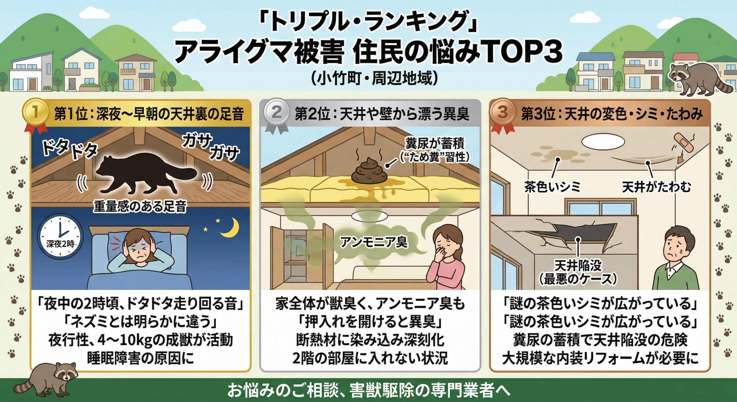 小竹町のトリプルランキング