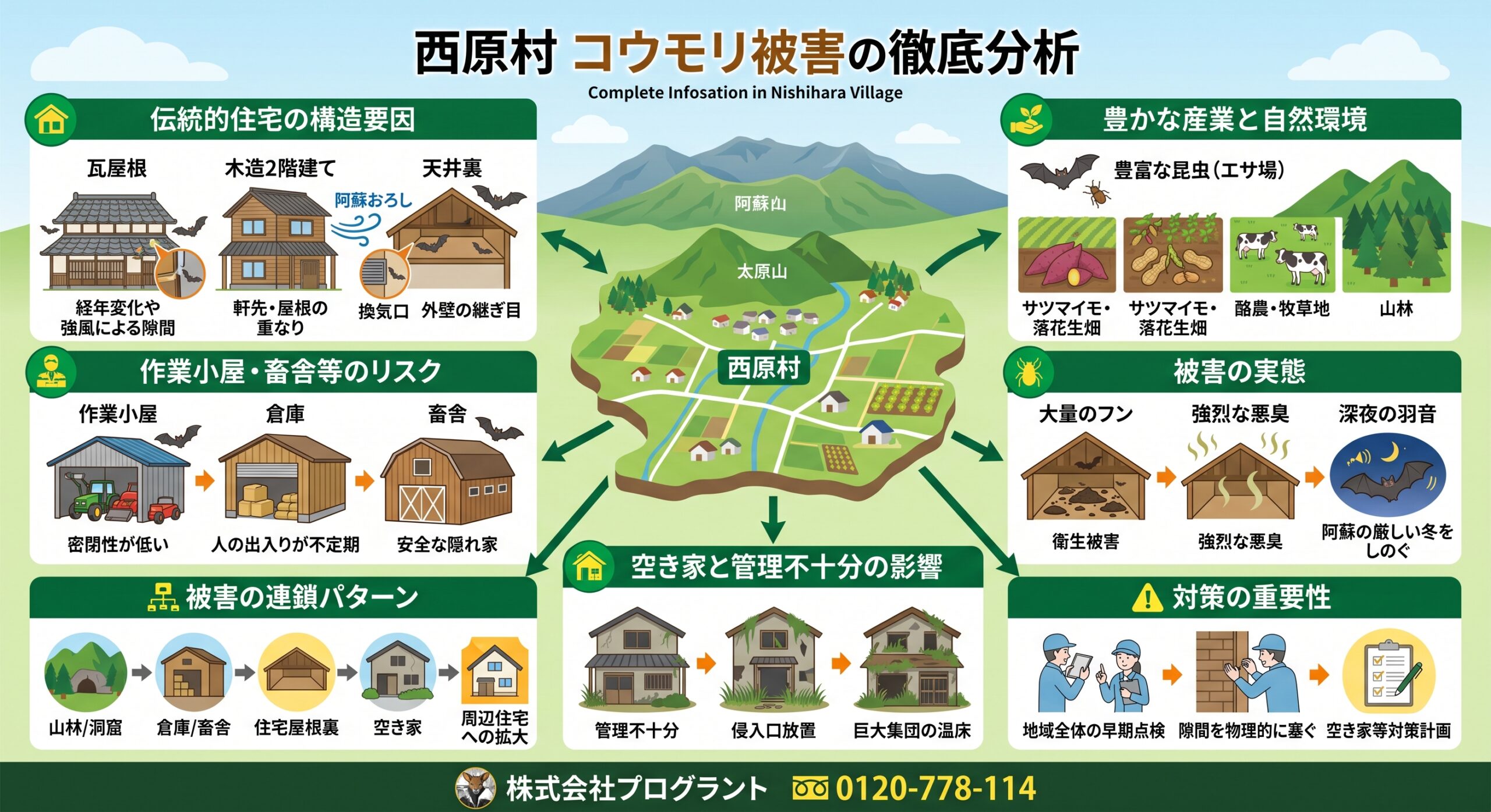 西原村コウモリ被害の徹底分析