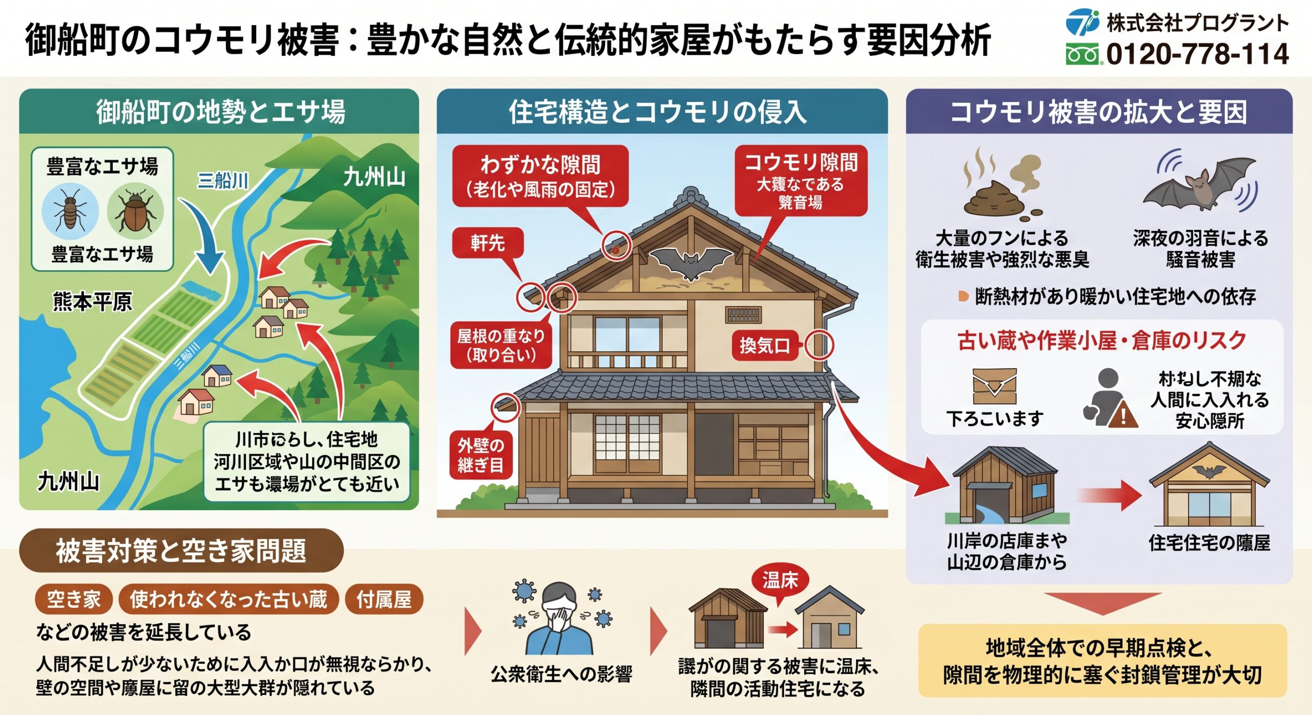 御船町のコウモリ被害徹底分析
