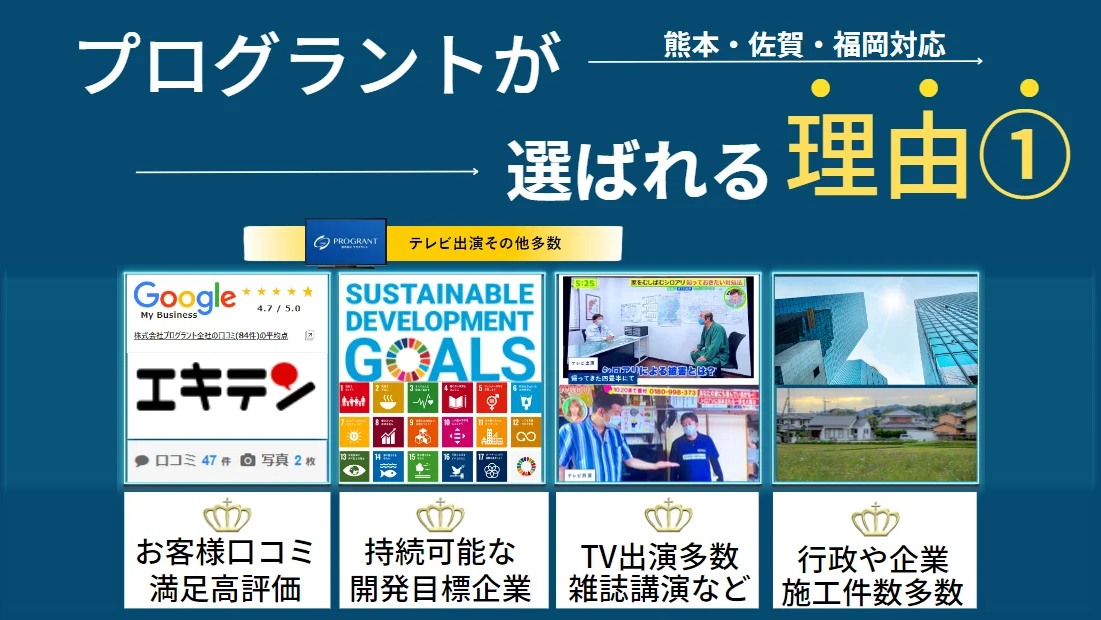プログラントが選ばれる理由その1